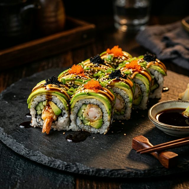 Dragon roll especial KonMiSushi